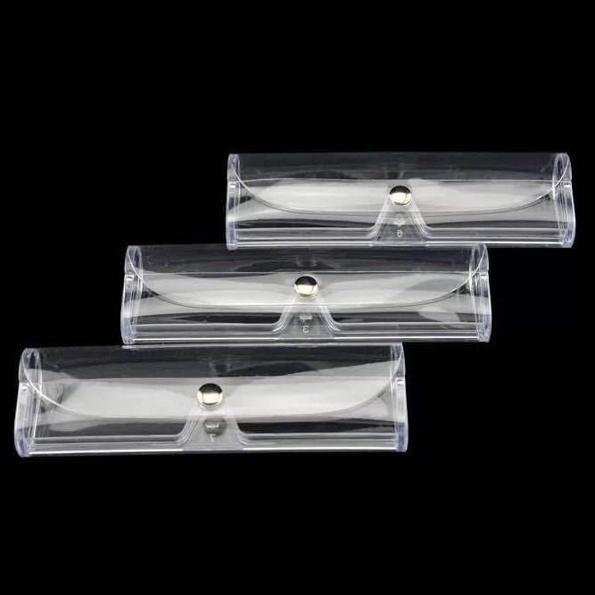 Hộp đựng kính lão SIÊU NHỎ thiết kể kiểu dáng Hàn Quốc trong suốt, siêu nhẹ, chống xước và va đâp  mã Y6013