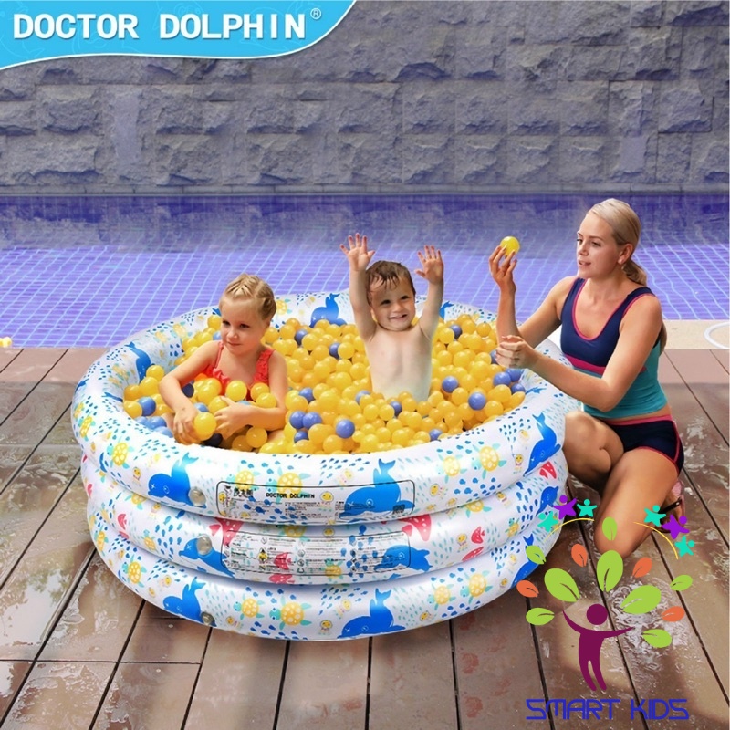 Bể Bơi Doctor Dolphin bơm hơi hình Tròn và hình Chữ Nhật
