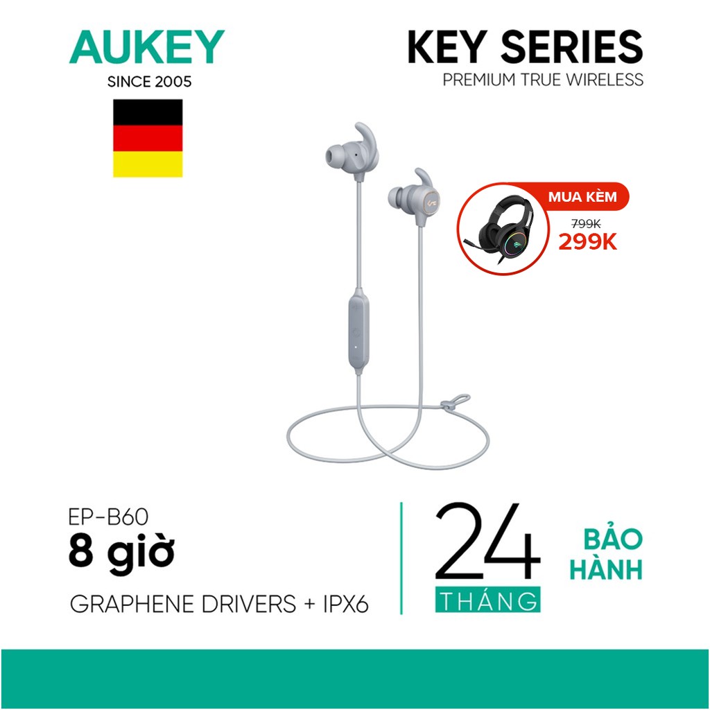Tai nghe bluetooth Aukey EP-B60