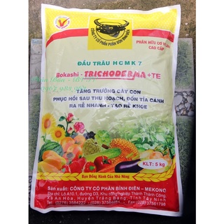 [Gói 5 ký]Phân Bón Gốc Hữu Cơ Vi Sinh Trichodecma  _ CHUYÊN HOA, CÂY CẢNH ĐẦU TRÂU HCMK 7h