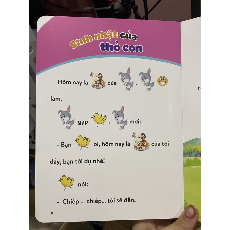 Sách - Truyện tranh tư duy cho bé tập nói, tập đọc