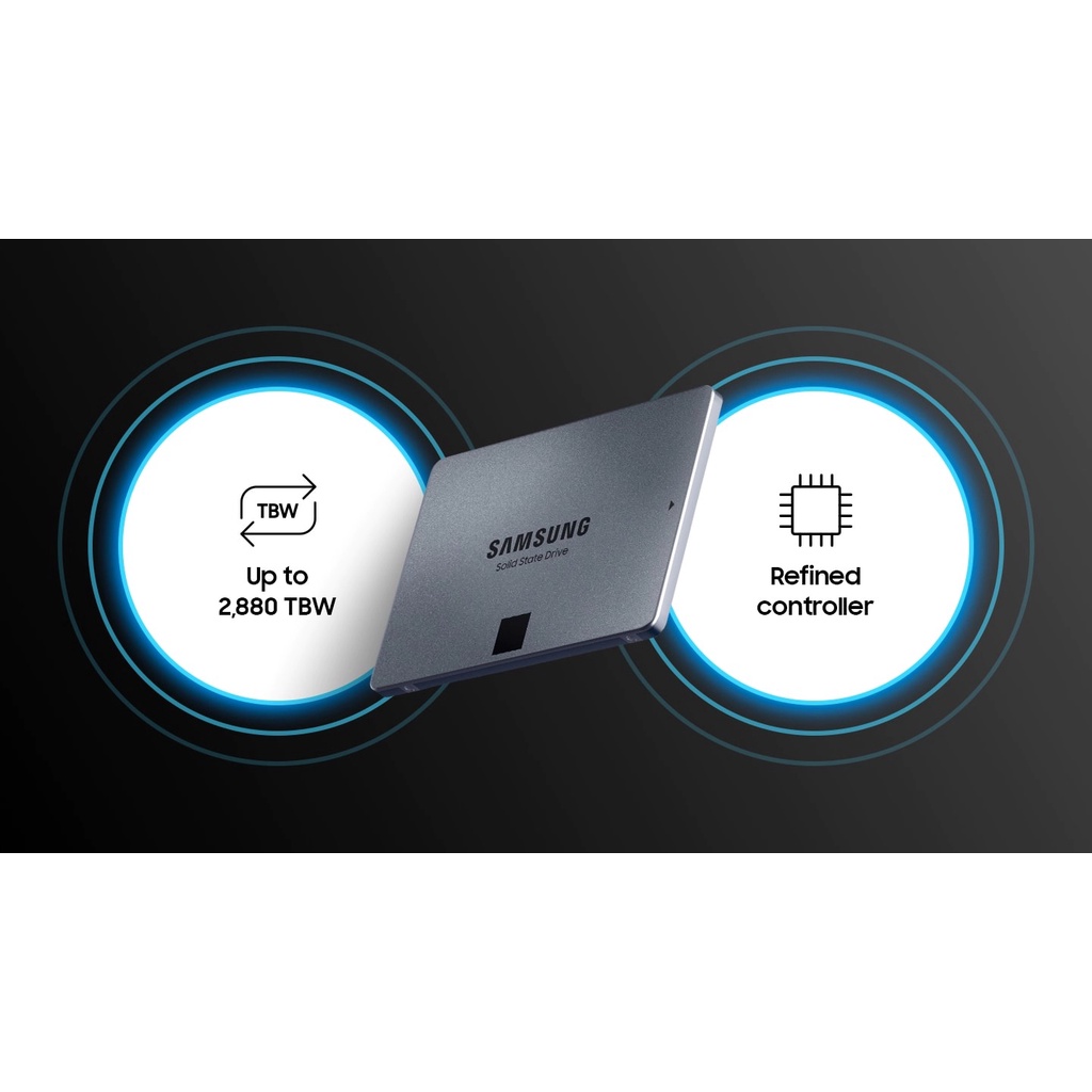 Ổ cứng gắn trong SSD Samsung 870 QVO 1TB | 2TB | 4TB | 8TB 2.5 inch SATA 3Tốc độ đọc/ghi 560MB/530MB/s - Hàng chính hãng
