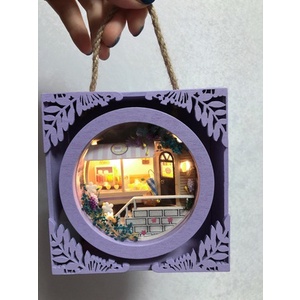 MÔ HÌNH NHÀ BÚP BÊ HÌNH TRÒN DIY LẮP RÁP MINI NHIỀU PHIÊN BẢN KÈM ẢNH THẬT