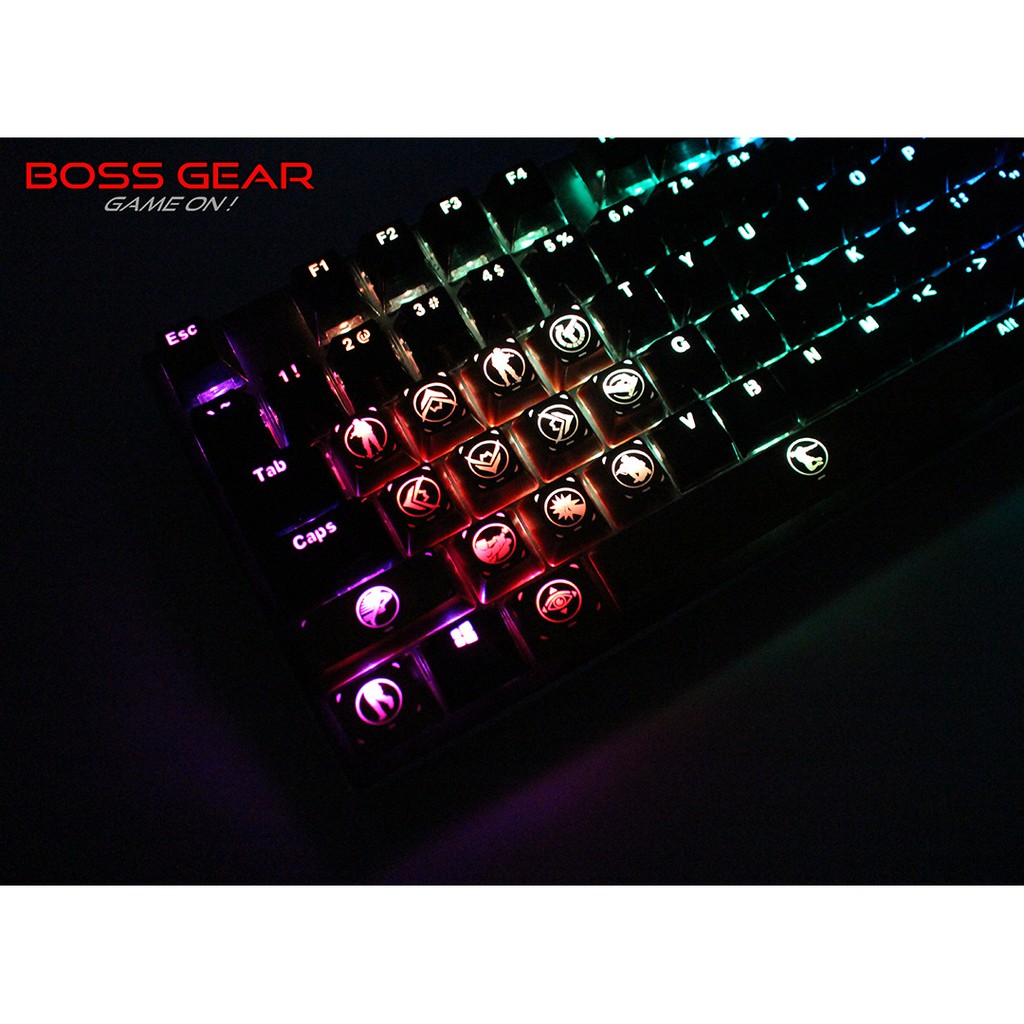 Bộ Keycap PUBG 15 nút màu vàng ( Xuyên LED,chuẩn OEM ,High Profile )