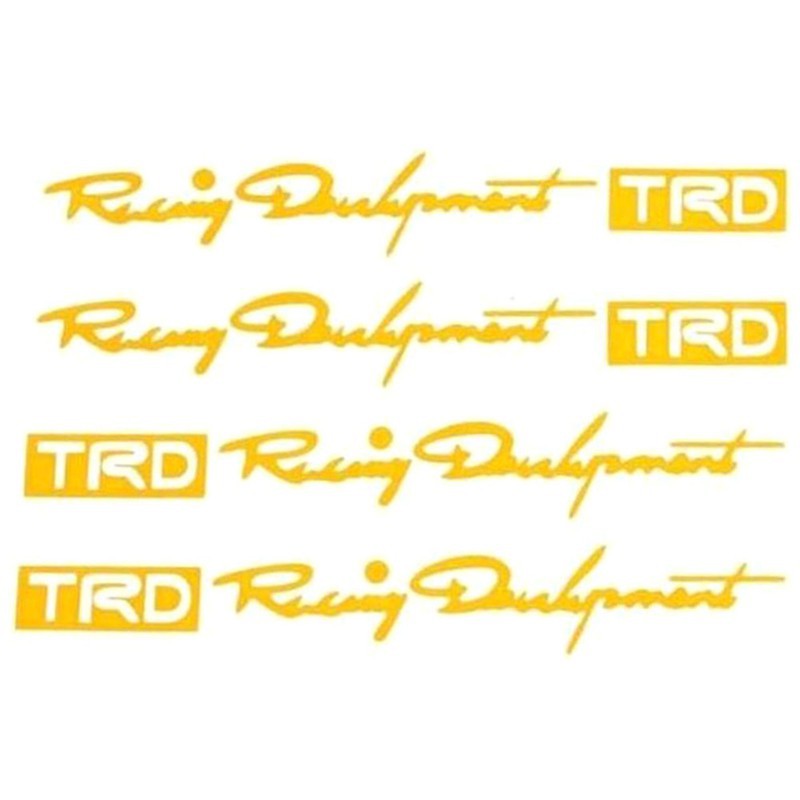 Set 4 sticker dán cửa xe ô tô TRD