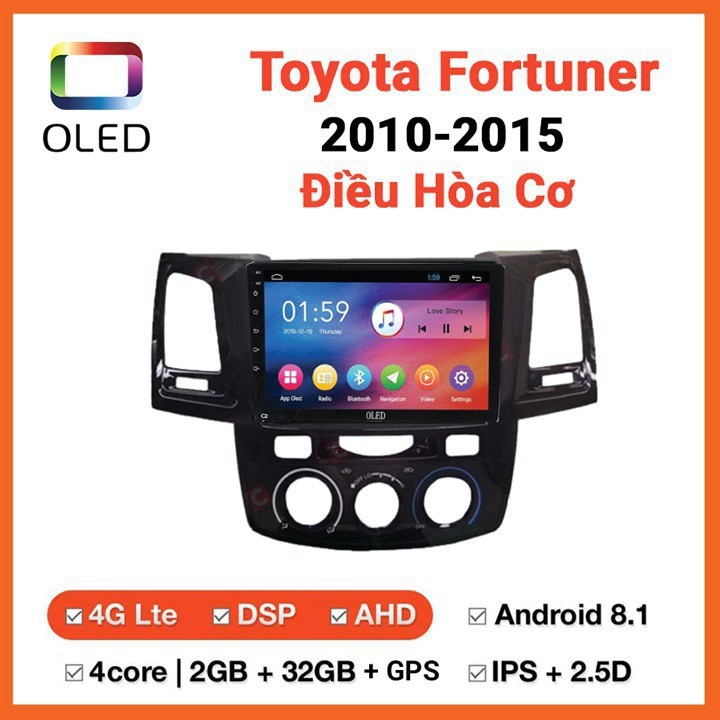 Màn Hình Android Oled C2 Theo Xe TOYOTA FORTUNER 2010-2015