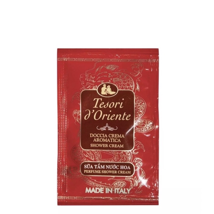 Gói Sữa Tắm Tesori D'Oriente Xích Nước Hoa Lưu Hương Ý Gói 7ml