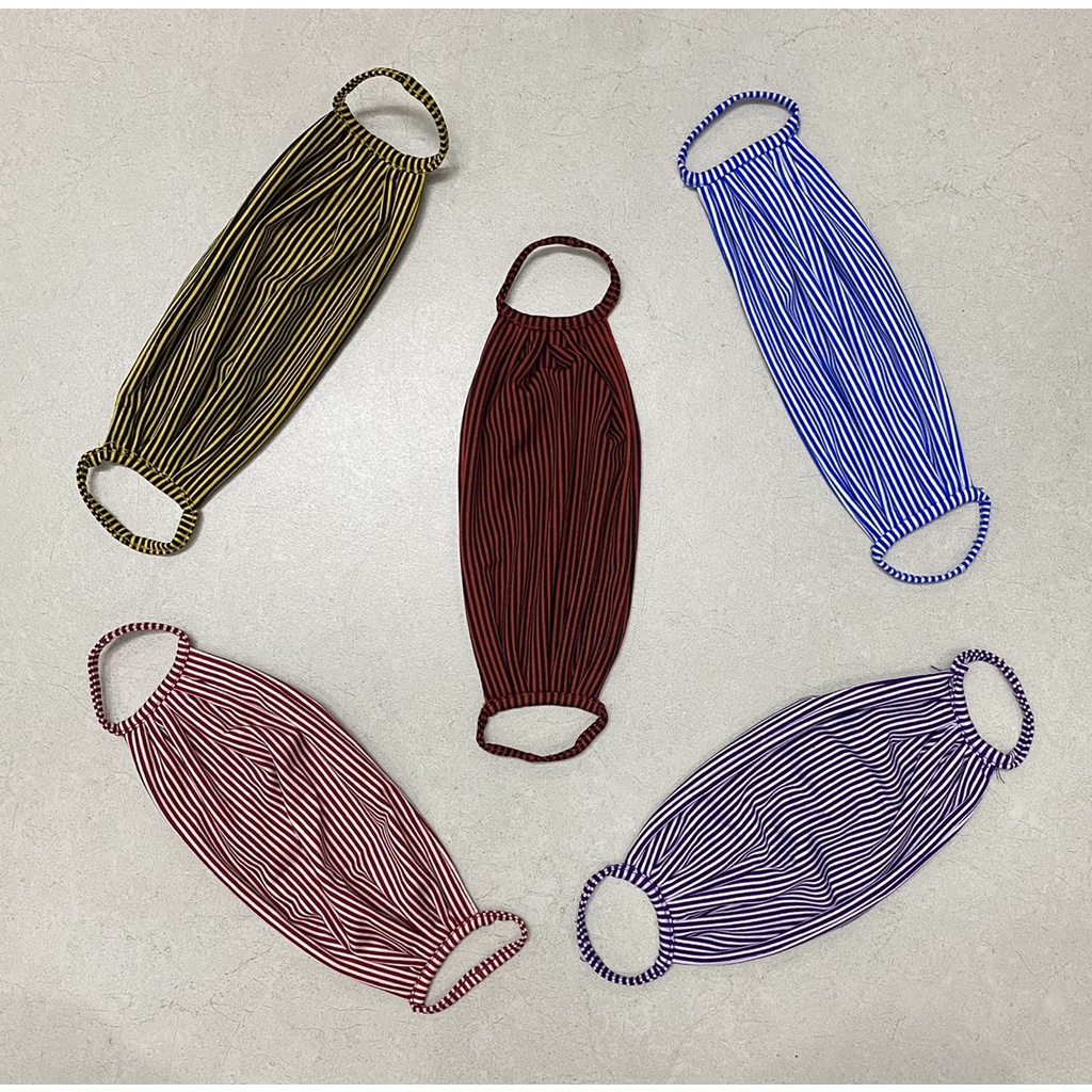 [HCM] Combo 5 khẩu trang võng , thương hiệu MINH ANH chất liệu thun cotton 2 mặt trước sau giống nhau , 3 lớp