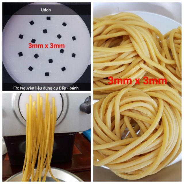 Khuôn Udon 3mm máy làm mì Philips