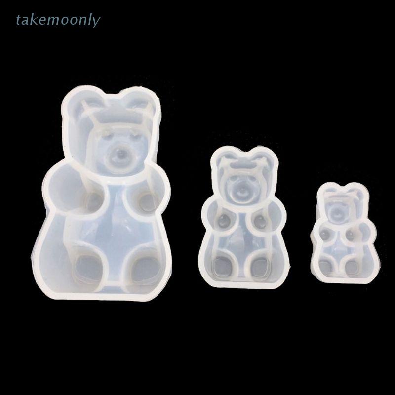 Khuôn silicone tạo hình làm bánh kẹo hình gấu Gummy DIY
