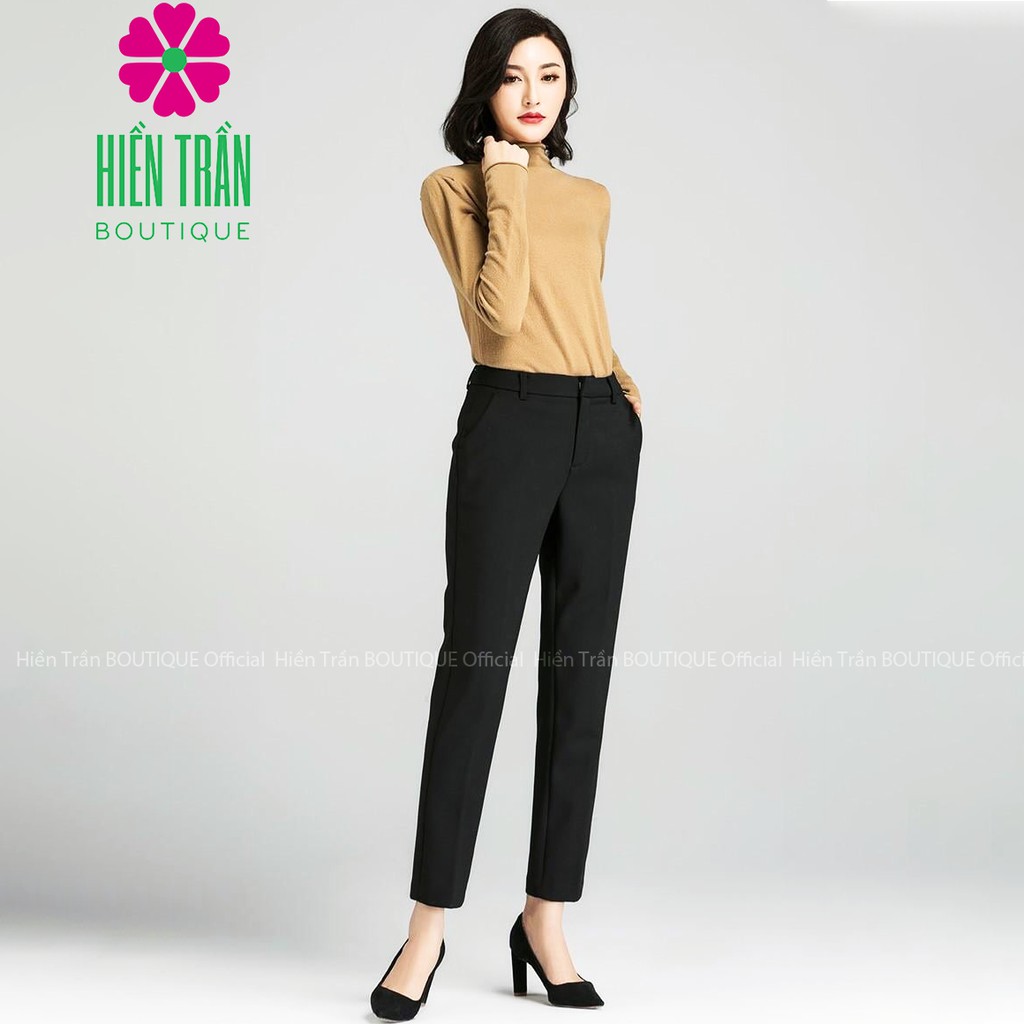 Quần âu nữ Ruby Fashion lưng cao cao chất vải cao cấp âu công sở form dáng chuẩn đẹp | BigBuy360 - bigbuy360.vn