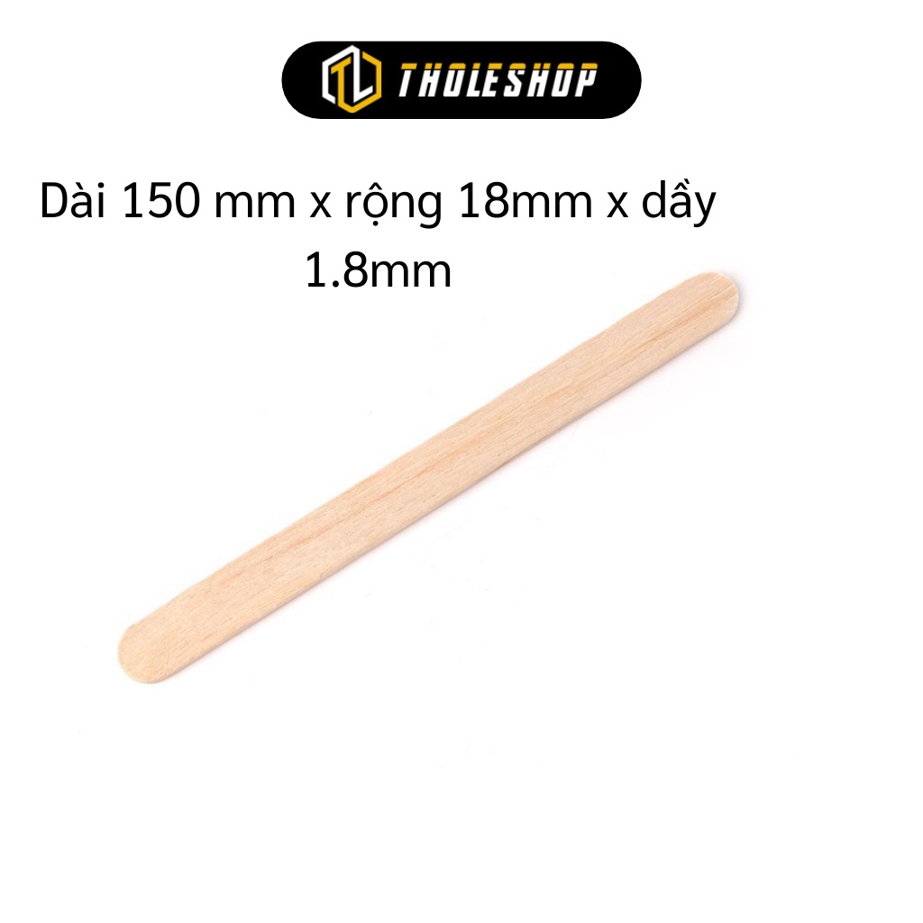 Combo 10 Que Đè Lưỡi - 10 Que gạt gỗ dùng để gạt sáp wax lông