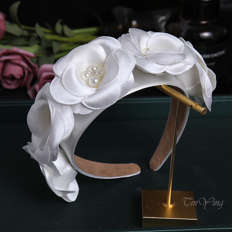 Cài tóc nữ GETNOIVAS đính ngọc trai trang trí thủ công