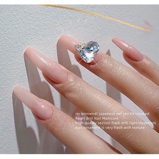 Đá Khối Hình Tim Size Lớn Đính Móng