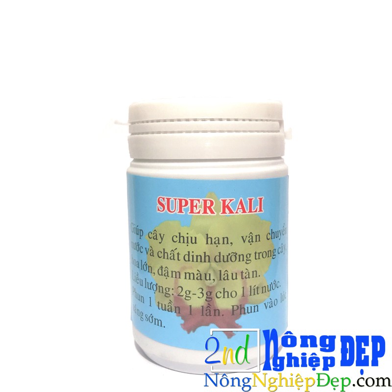 Super Kali Tám Ngọc 100g – Làm Dài Vòi Hoa – Giúp Cây Chịu Hạn - Phân Bón Hoa Lan