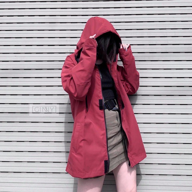 Áo Khoác Dù Jacket Wet Trượt Nước Nhẹ | Vải Dù Cao Cấp 2 Lớp Mảnh | Áo Khoác Dù Nữ Có Nón | Unisex | BigBuy360 - bigbuy360.vn