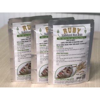 Mặt Nạ Cám Gạo Dưỡng Trắng Da RUBY
