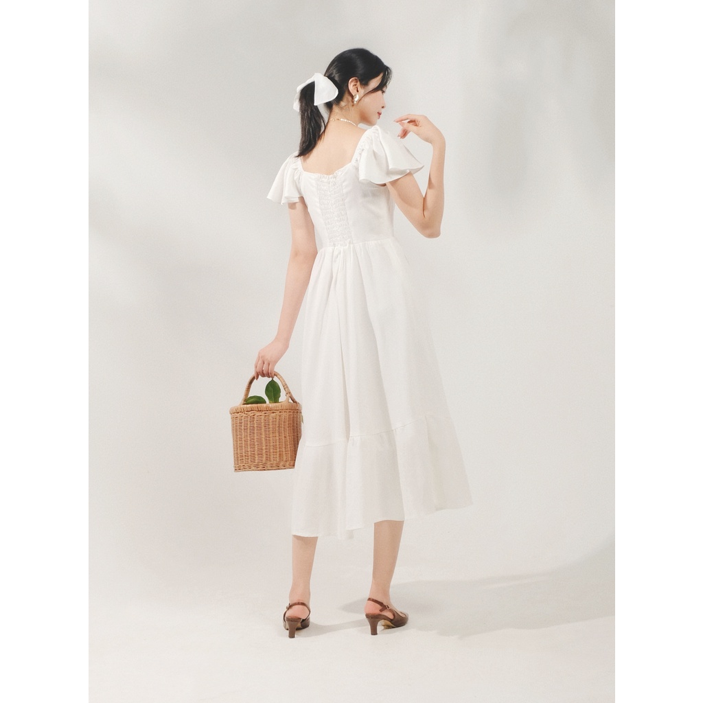 THE19CLUB - Váy linen tay xòe - Jaida Dress