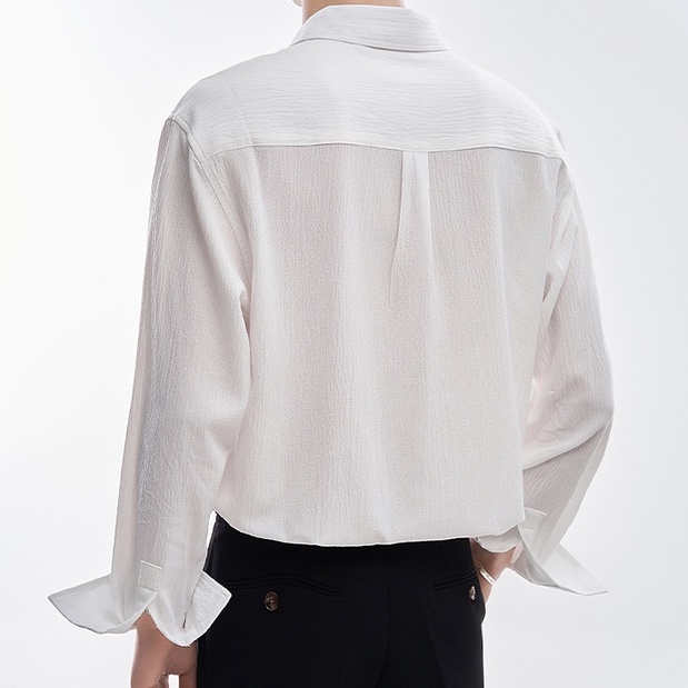 Áo sơ mi nam dài tay cổ bẻ Hàn Quốc chất vải cao cấp mềm mịn mát chống nhăn AUTOMAN A19