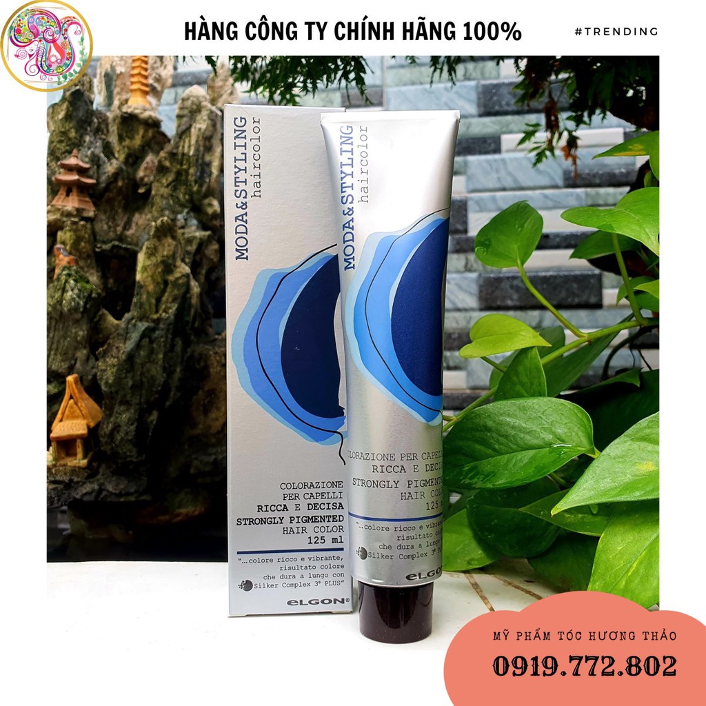 MÀU NHUỘM TƠ TẰM SIÊU BÓNG MƯỢT Elgon Moda&Styling Permanent Hair Colour 125ml