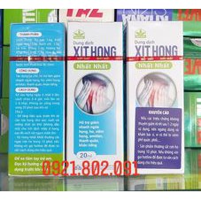 Dung Dịch Xịt Họng Nhất Nhất chai 20ml giúp giảm rát họng, amidan, khàn tiếng