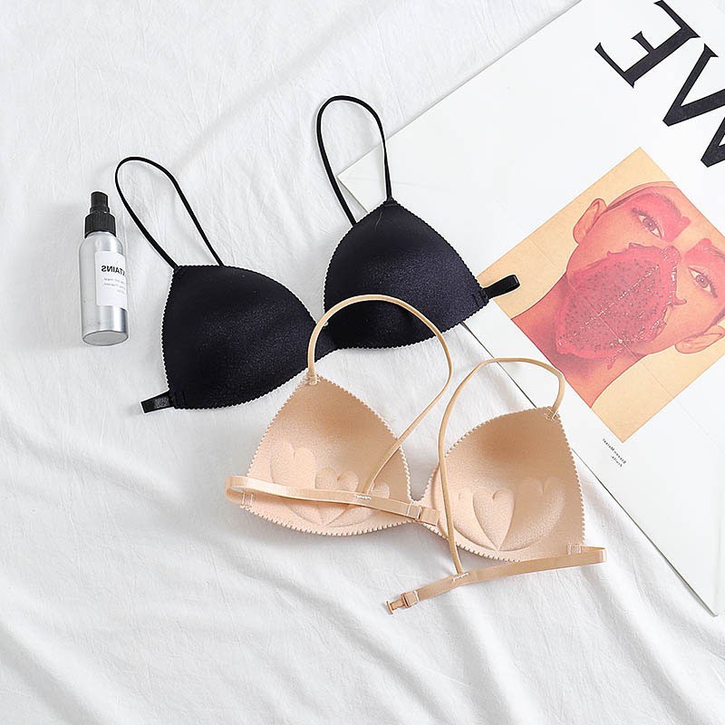 Bralette không gọng kim loại dây dễ dàng điều chỉnh quyến rũ cho nữ, Basic Bralette - Áo bralette mút liền, sexxy