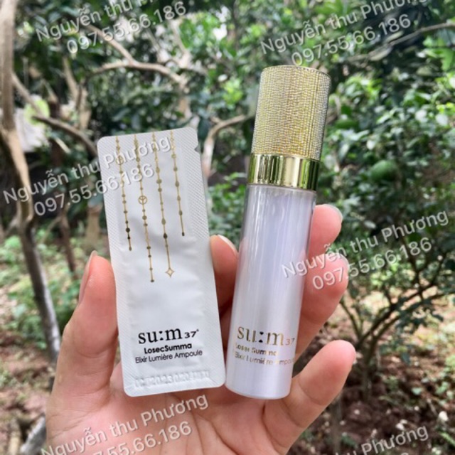 COMBO 10 GÓI TINH CHẤT TRUYỀN TRẮNG SUM LOSEC  ELIXIR LUMIERE AMPOULUE