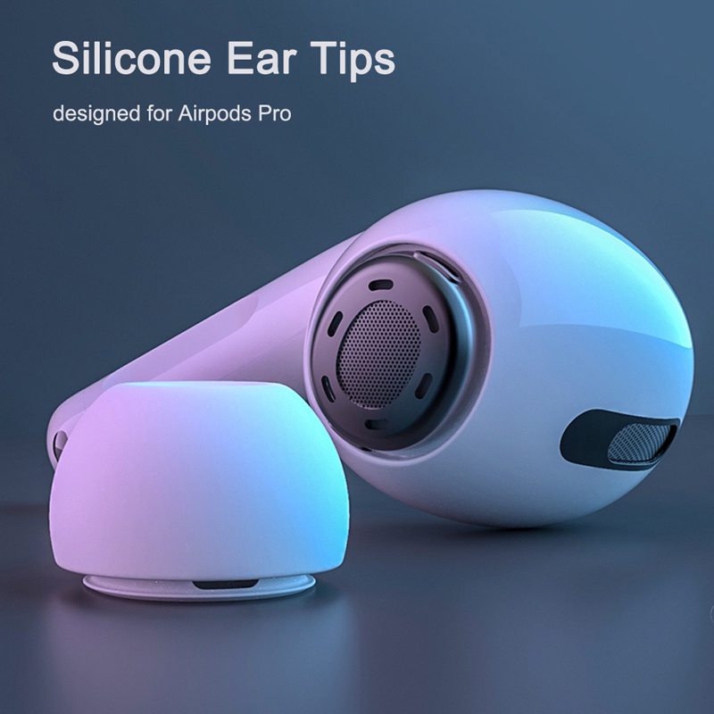 Bộ 3 Nút Bọc Đầu Tai Nghe Bằng Silicon Mềm Kích Thước s Cho apple airpods pro