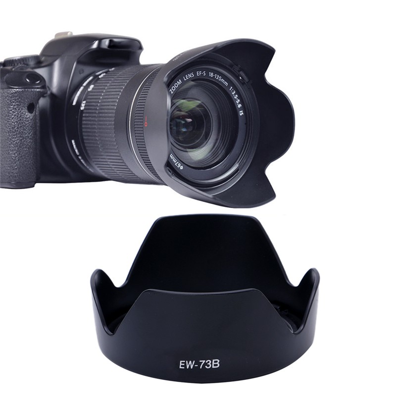 KOK EW-73B Camera Lens Hood For Canon EF-S 18-135mm F3.5-5.6 IS