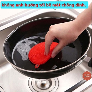 Miếng rửa chén bát silicon tiện lợi ( MIẾN RỬA BÁT SILICON )