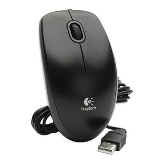 Chuột có dây Logitech B100 - Tem hãng DIGIWORD -Tặng bàn di chuột