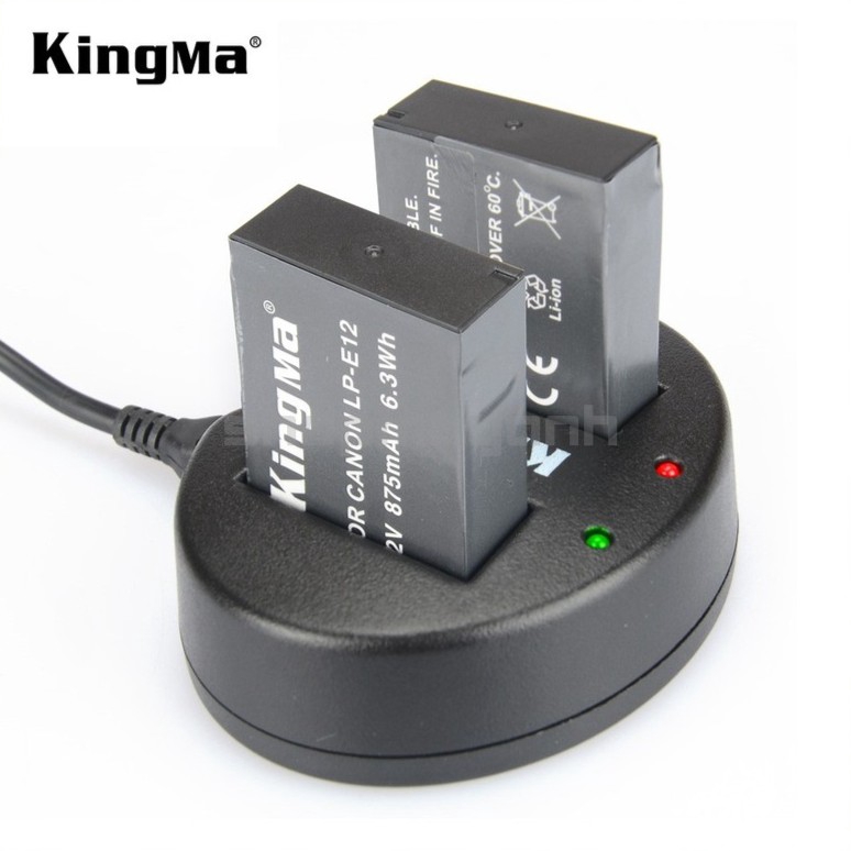 Bộ 2 Pin và Sạc đôi KingMa LP-E17 cho CANON 750D,760D,800D...