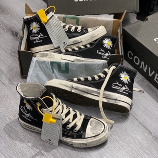 Giầy conves hoa cúc bẩn 1:1 ( full box + free ship )