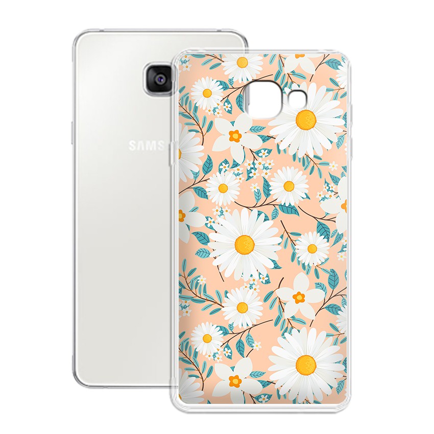 Ốp lưng Samsung Galaxy A7 2016 /A710 in hình hoa cỏ dễ thương - 01027 Silicone Dẻo