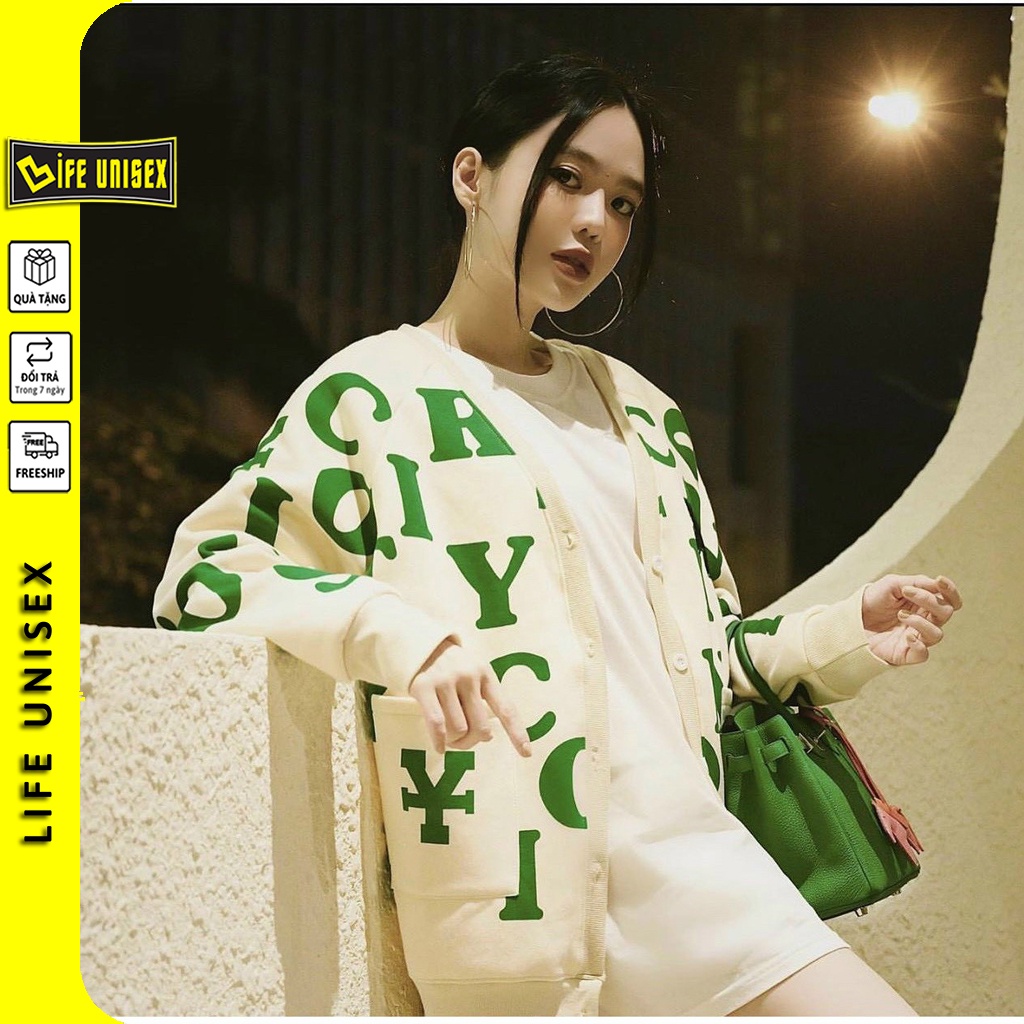 Áo khoác Cardigan nỉ DIRTY Cute Áo khoác nỉ phong cách Hàn Quốc Unisex - Life Unisex