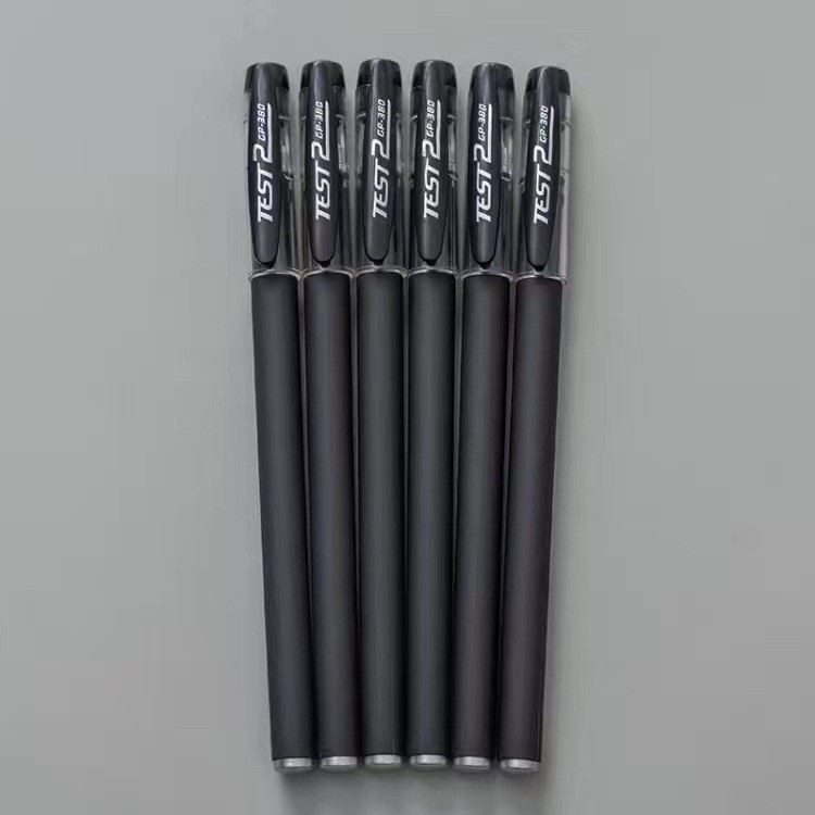 Bút Mực Gel Gp380 Màu Đen Nhanh Khô Dung Lượng Lớn