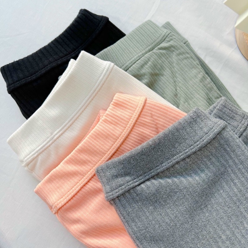 QUẦN LEGGING GÂN ĐÙI 2 LỚP DÀY DẶN