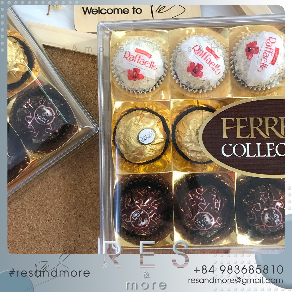 (SALE cận date 31.05.2021) Chocolate Ferrero Collection - Socola Ferrero Nhật Bản [172g - 15 viên]