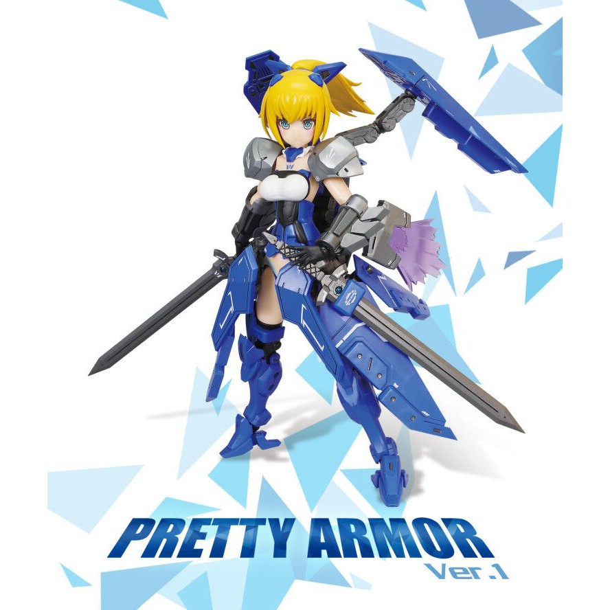 Mô hình lắp ghép Pretty Armor Girl ver.1 Blue - PA model