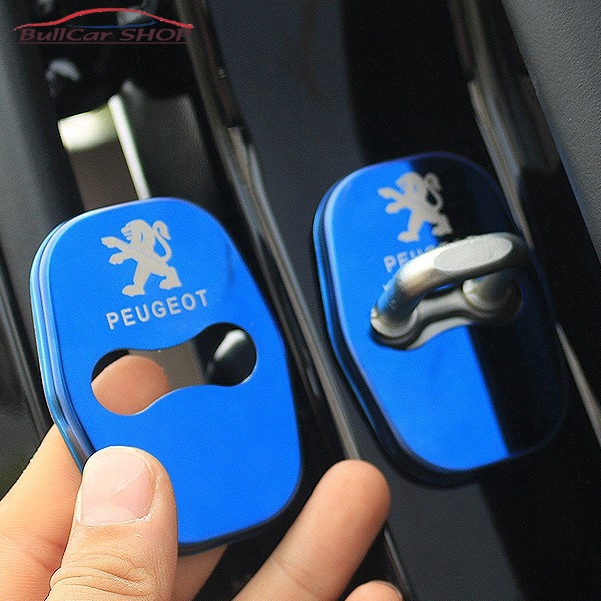 Bộ 4 Vỏ Gắn Khóa Cửa Xe Hơi Hiệu Peugeot 208 308 508 2008 3008 5008 408 5008 3008