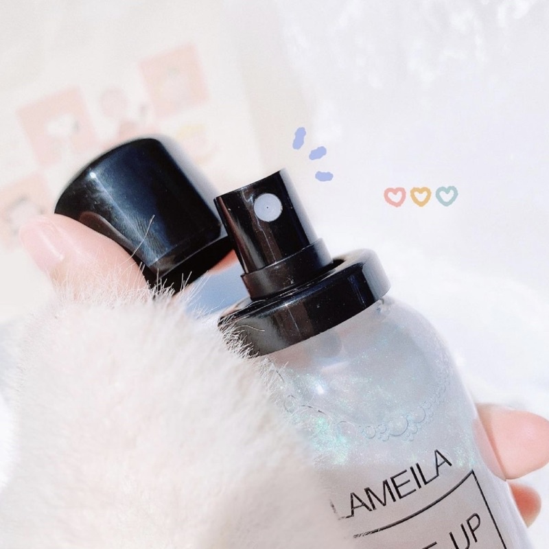 Xịt Khoáng Nhũ LAMEILA MAKEUP SPRAY Cấp Ẩm Da Căng Bóng Kiềm Dầu Cố Định Nền Lâu Trôi Xịt Khoá Giữ Trang Điểm Không Lem | BigBuy360 - bigbuy360.vn