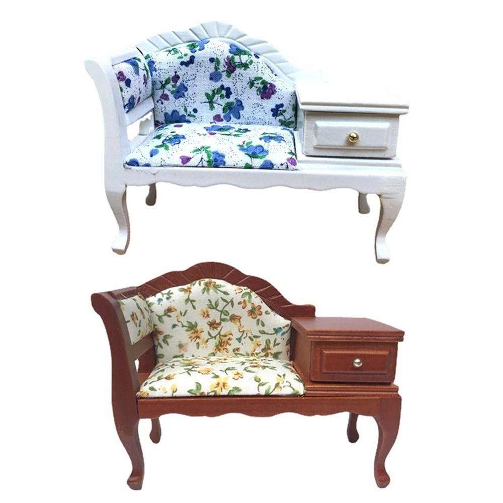 Mô Hình Ghế Sofa Đồ Chơi Tỉ Lệ 1: 12 Cho Nhà Búp Bê