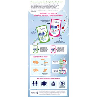 Nước Rửa Tay Vedette Trà Xanh 500ml