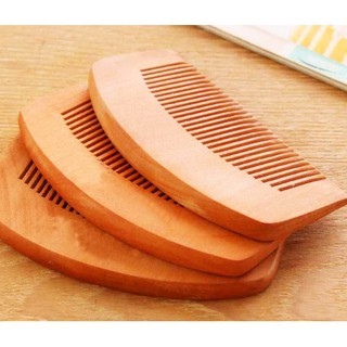 Lược Chải Tóc Bằng Gỗ Đào Bền Bỉ