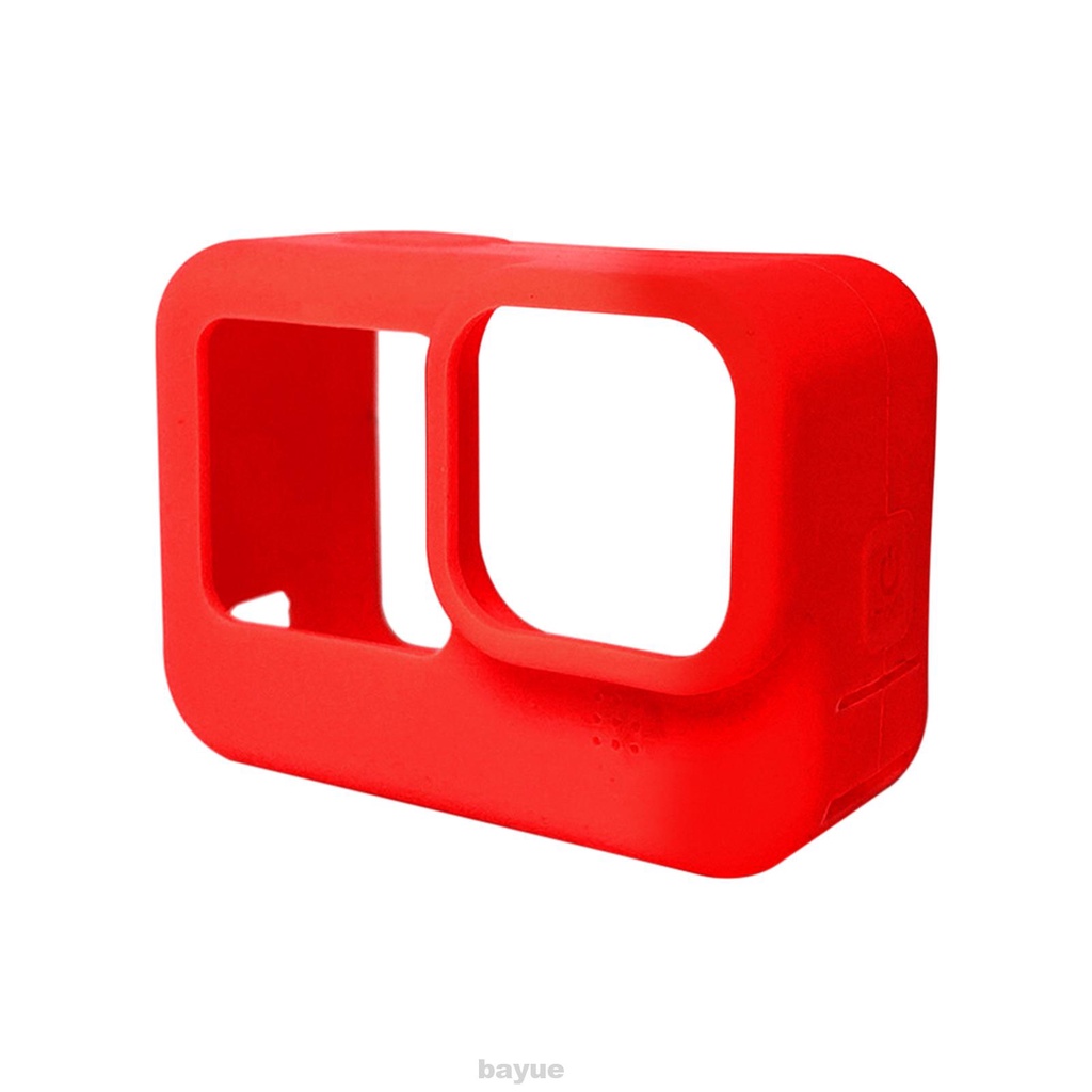 Vỏ bảo vệ bằng silicon màu trơn kèm dây đeo chống thất lạc cho máy ảnh Gopro9
