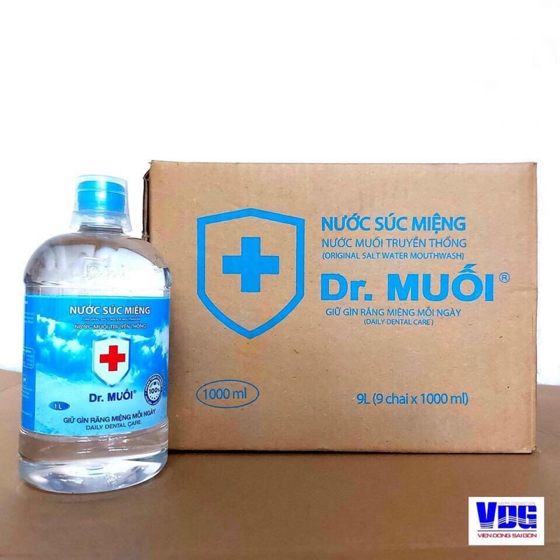 Nước súc miệng Dr muối 1 lít