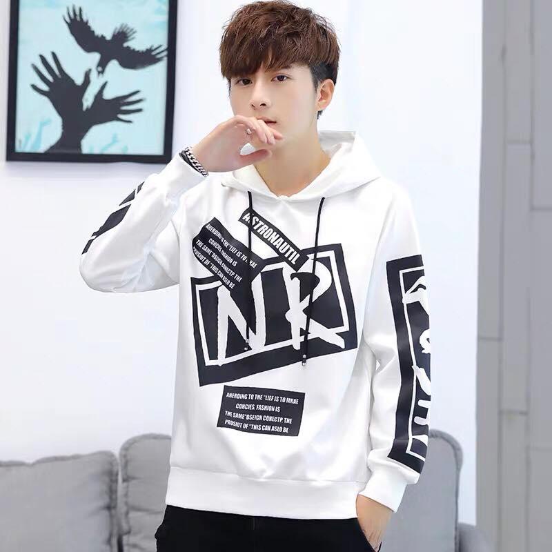 Áo Hoodie Nón Chui Trùm Đầu Nữ Nam Unisex Chất Vải Nỉ Unisex Nam Nữ Nr WAH091