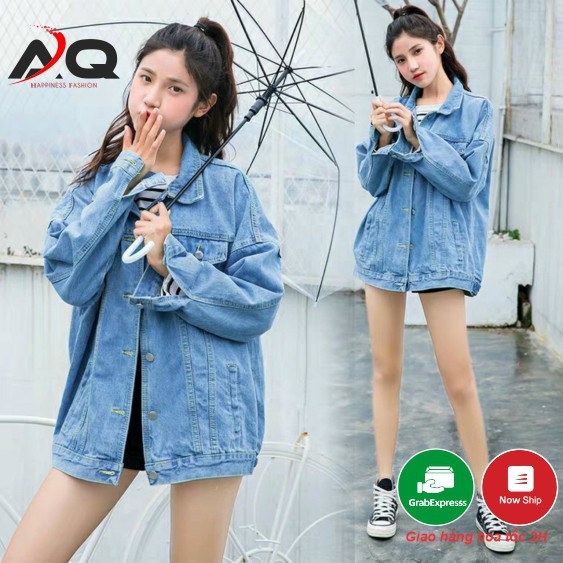 Áo Khoác Jean Nam Nữ Áo Bò Rin Jeans Nam Nữ Cao Cấp FREESHIP + QUÀ TẶNG Cao Cấp Đa Năng Nhiều Mẫu