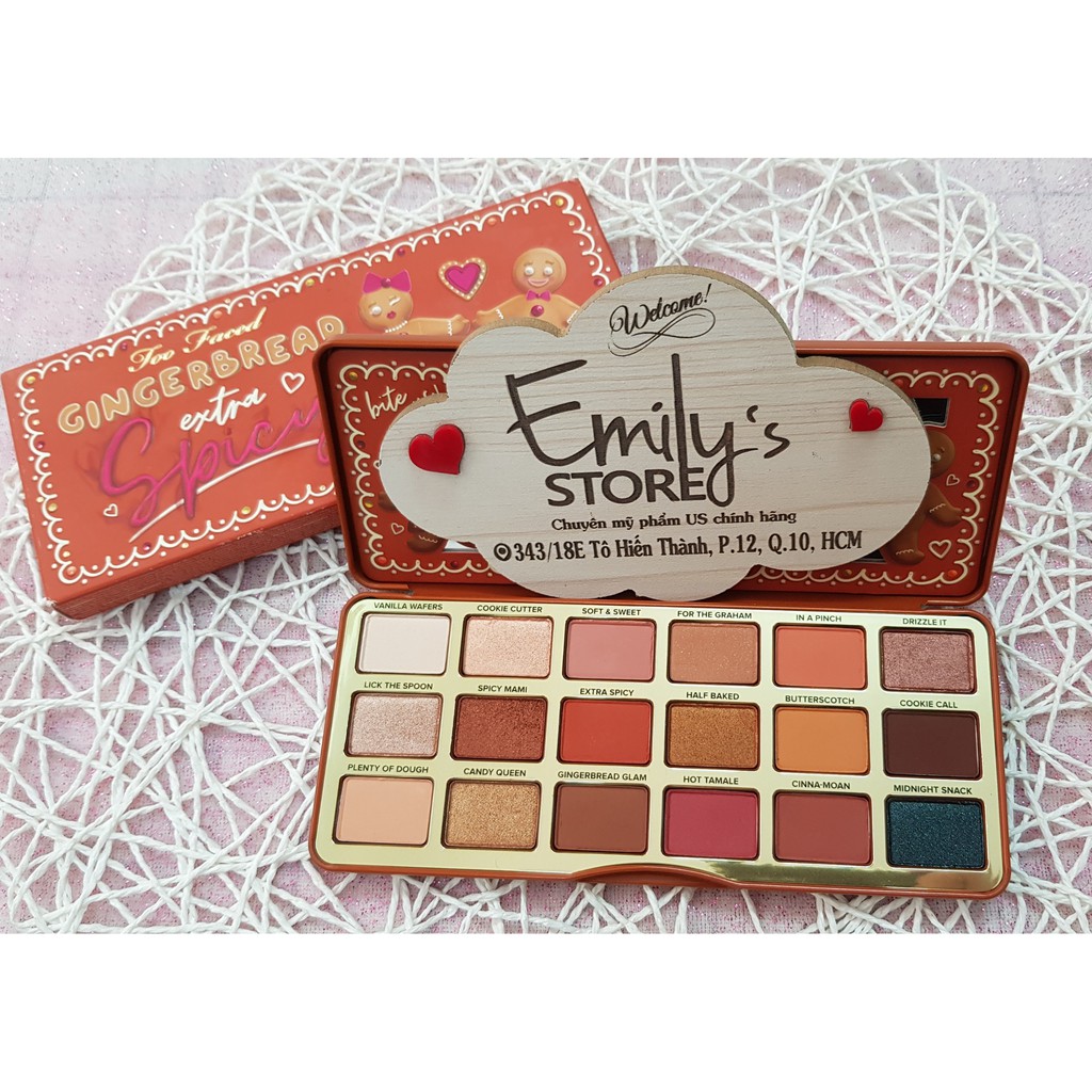 Bảng phấn mắt Too Faced Gingerbread Extra Spicy