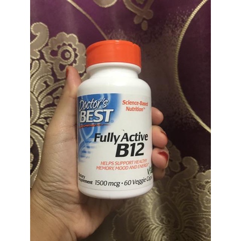 VEGAN - Viên Uống Bổ Sung Vitamin B12 1500 Mcg, 60 viên